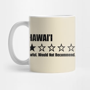 Hawaii One Star Review Mug